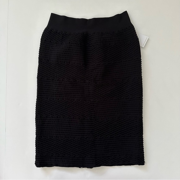 Spiritual Gangster Dresses & Skirts - NWT Spiritual Gangster textured black nylon spandex yoga mini skirt XS/S